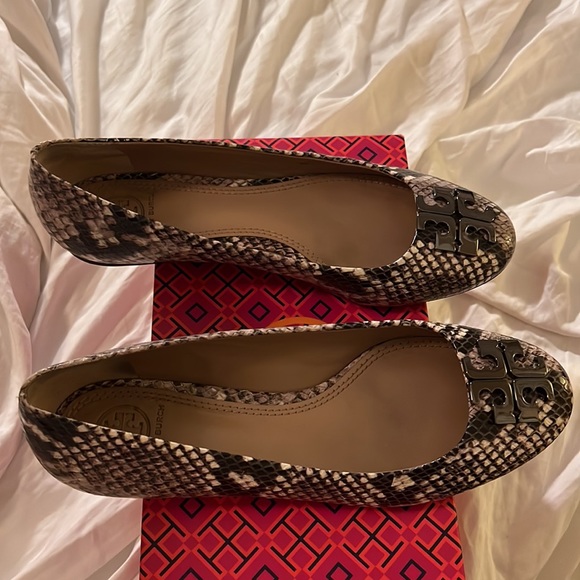 Tory burch Lowell 2 ballet flats diamond roccia print size 7 - Picture 2 of 5